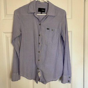 Hurley Womens Plaid Button Shirt - Small